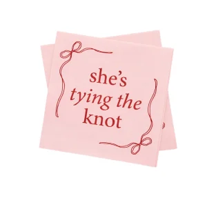 She's Tying The Knot Napkins